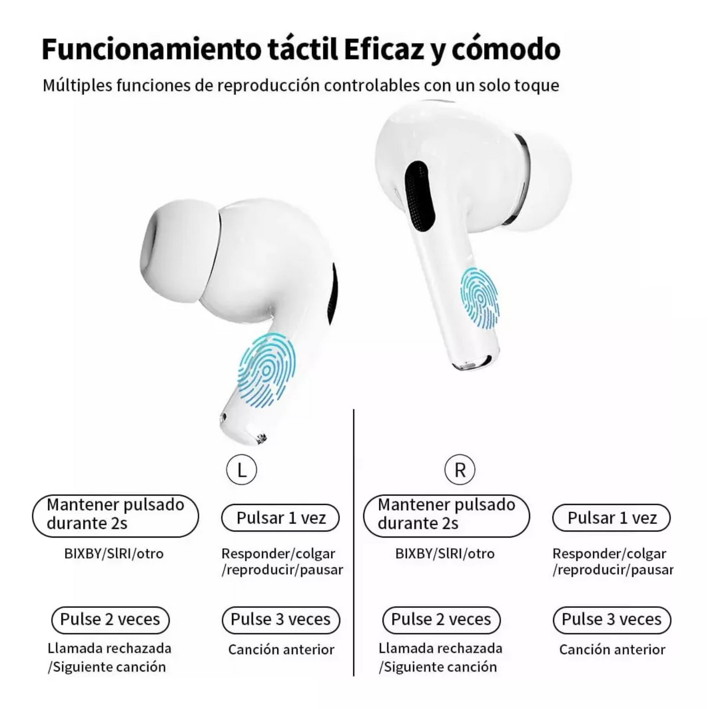 Audifonos Bluetooth Pro Pantalla Tactil