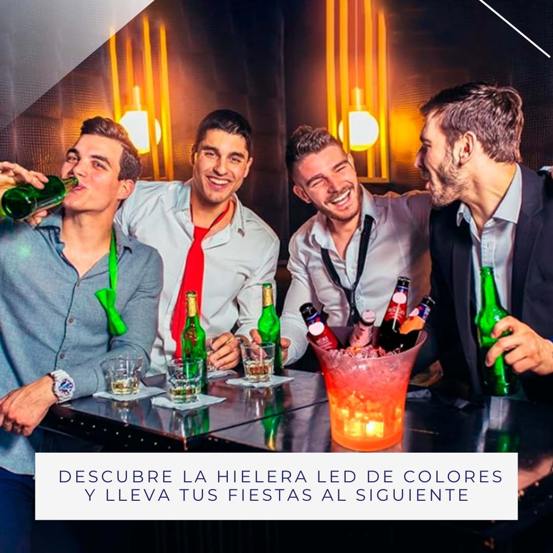 Hielera Led De Colores