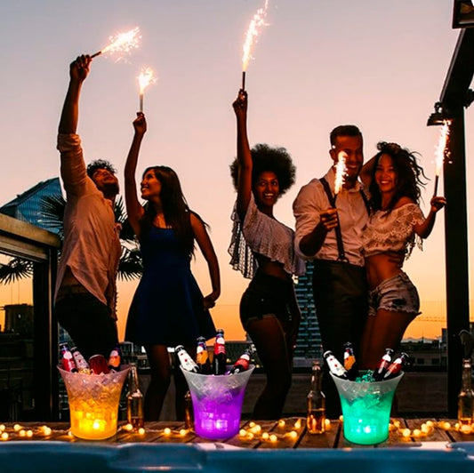 Hielera Led De Colores