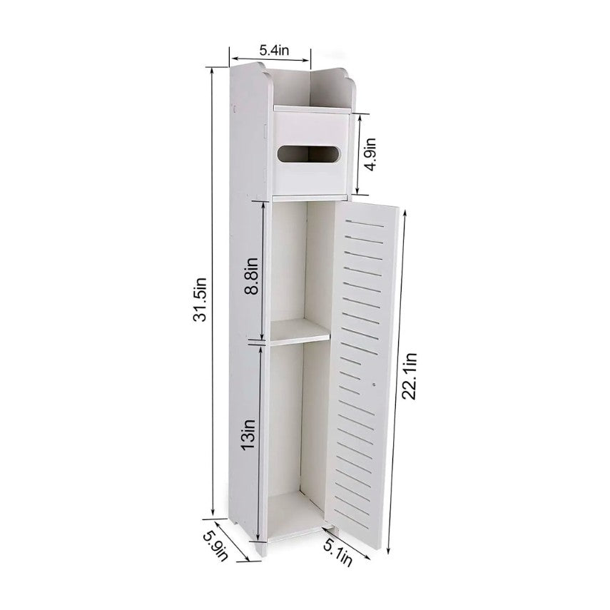 Organizador de baño para confort color blanco