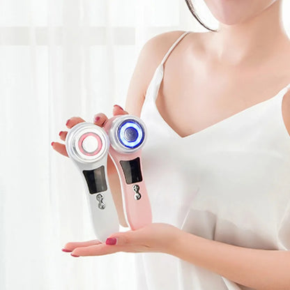 Pack Masajeador Facial Skin Led + Serum24K