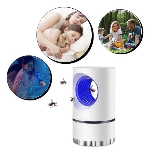 Lampara Atrapa y Mata Mosquitos