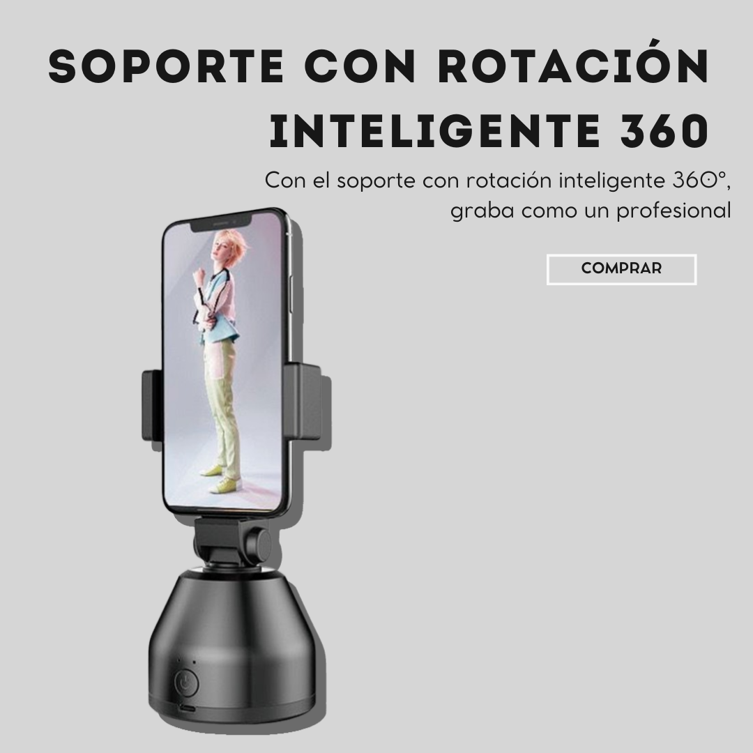 Soporte Telefono Gira 360° Robot Camera