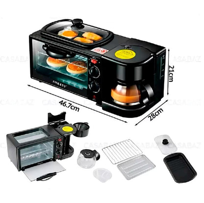 Maquina de Desayuno 3 en 1