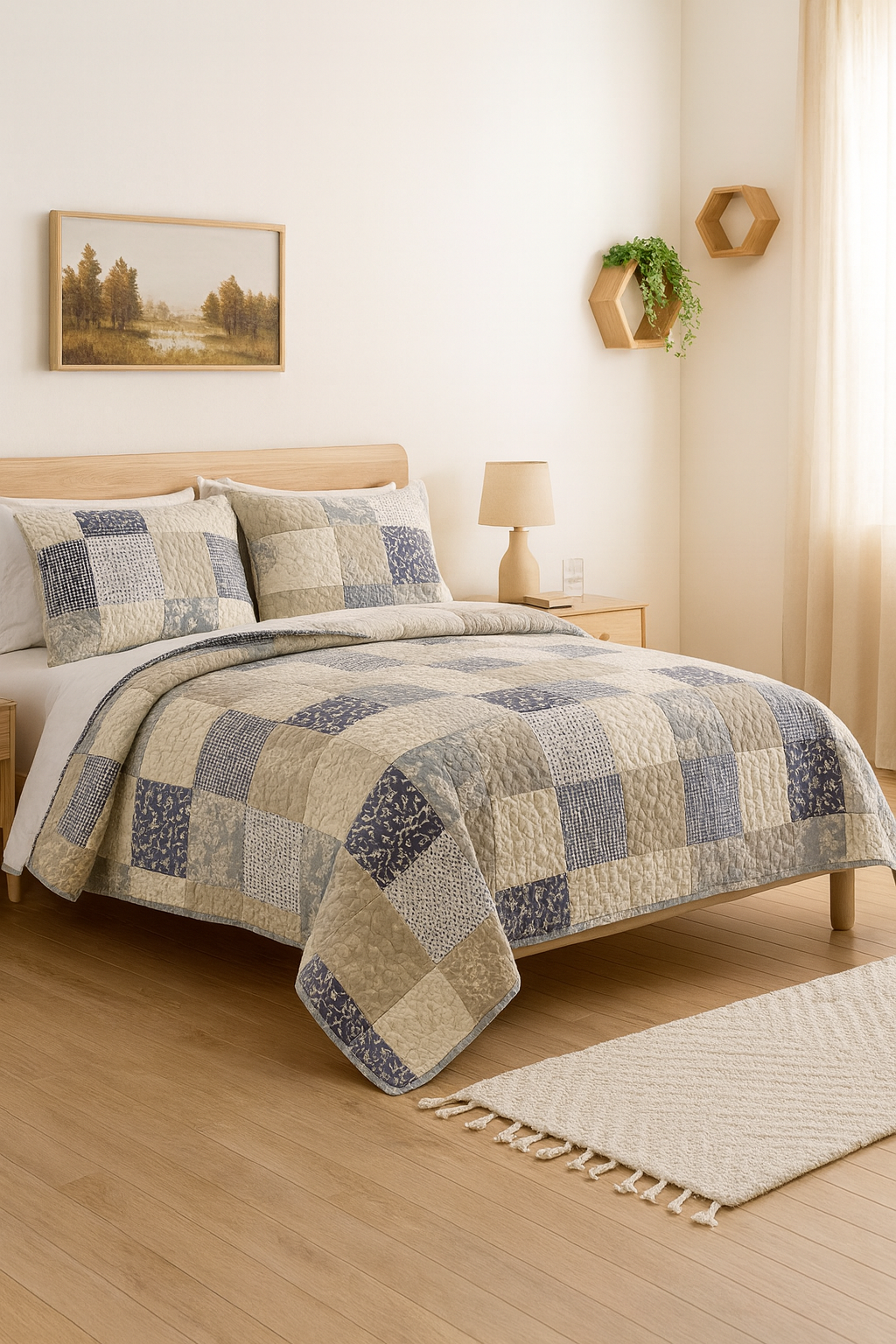 Cobertor primavera verano-Quilt marca Cannon