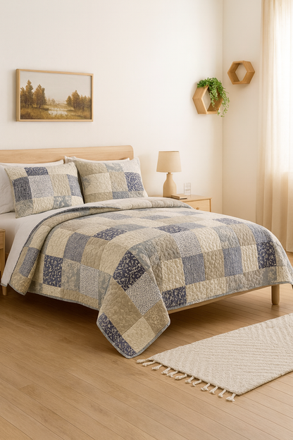Cobertor primavera verano-Quilt marca Cannon