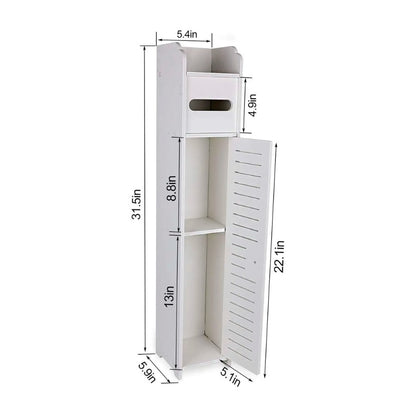 Organizador de baño para confort color blanco