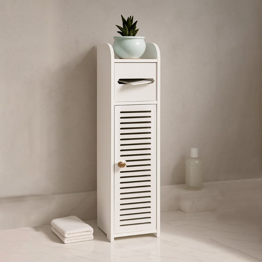 Organizador de baño para confort color blanco