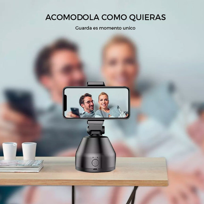 Soporte Telefono Gira 360° Robot Camera