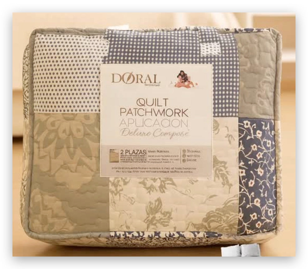 Cobertor primavera verano-Quilt marca Cannon